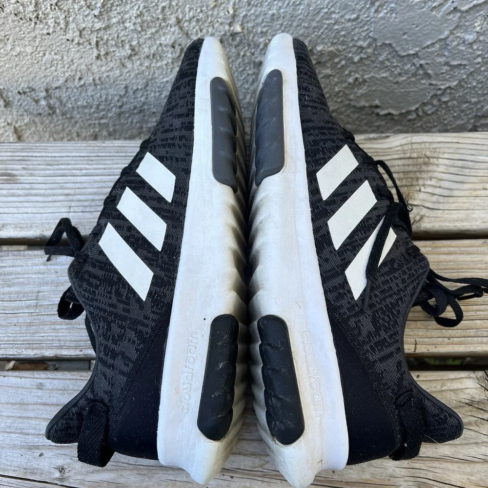 Adidas Cloudfoam Racer TR Mens Size 11 Black Athletic Running Shoes Sneakers